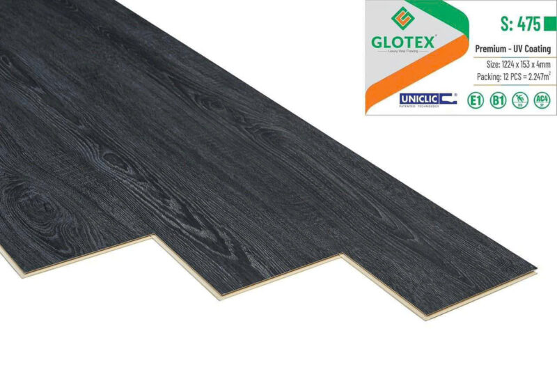 Sàn nhựa hẻm khóa Glotex 4mm