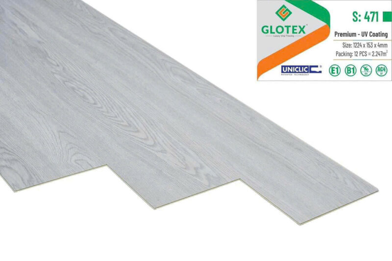 Sàn nhựa hẻm khóa Glotex 4mm